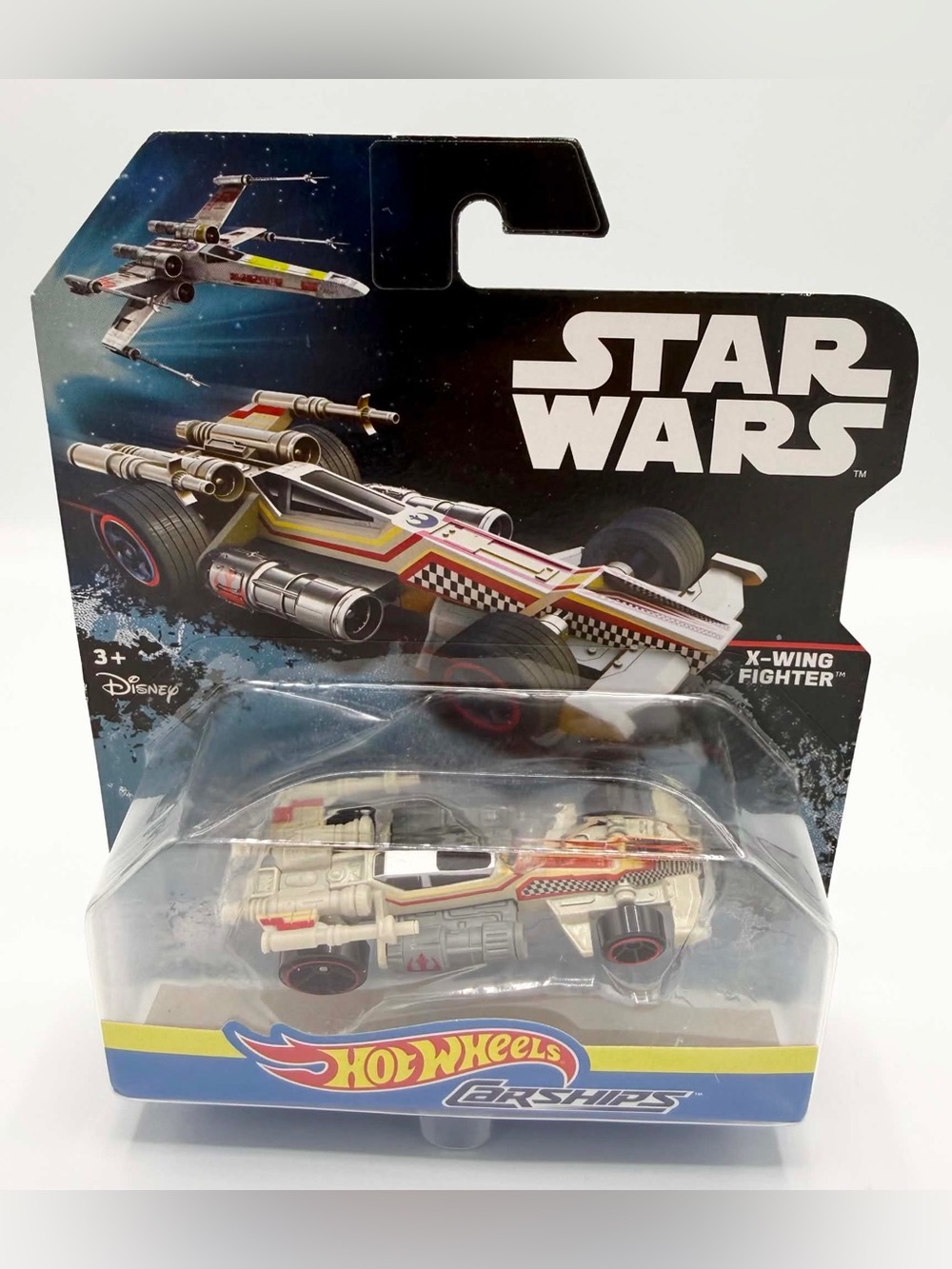 X-WING FIGHTER CARSHIP STAR WARS MATTEL HOT WHEELS 2016 CARSHIPS